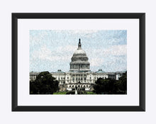 Load image into Gallery viewer, &quot;US Capitol Building&quot; Matted Fine Art Print