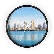 Load image into Gallery viewer, &quot;America&#39;s Finest City&quot; 10&quot; Fine Art Wall Clock