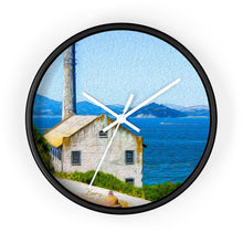 Load image into Gallery viewer, &quot;Old Building at Alcatraz Island Prison&quot; 10&quot; Fine Art Wall Clock